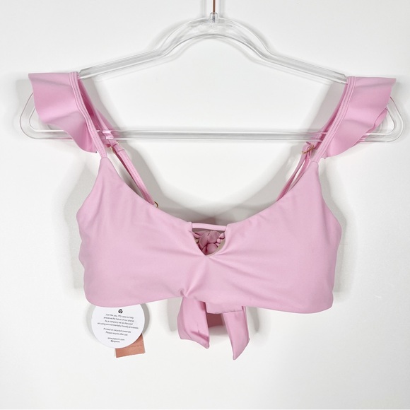 Amanda Stanton x PilyQ Blossom Ruffle Swim Top - Picture 3 of 5